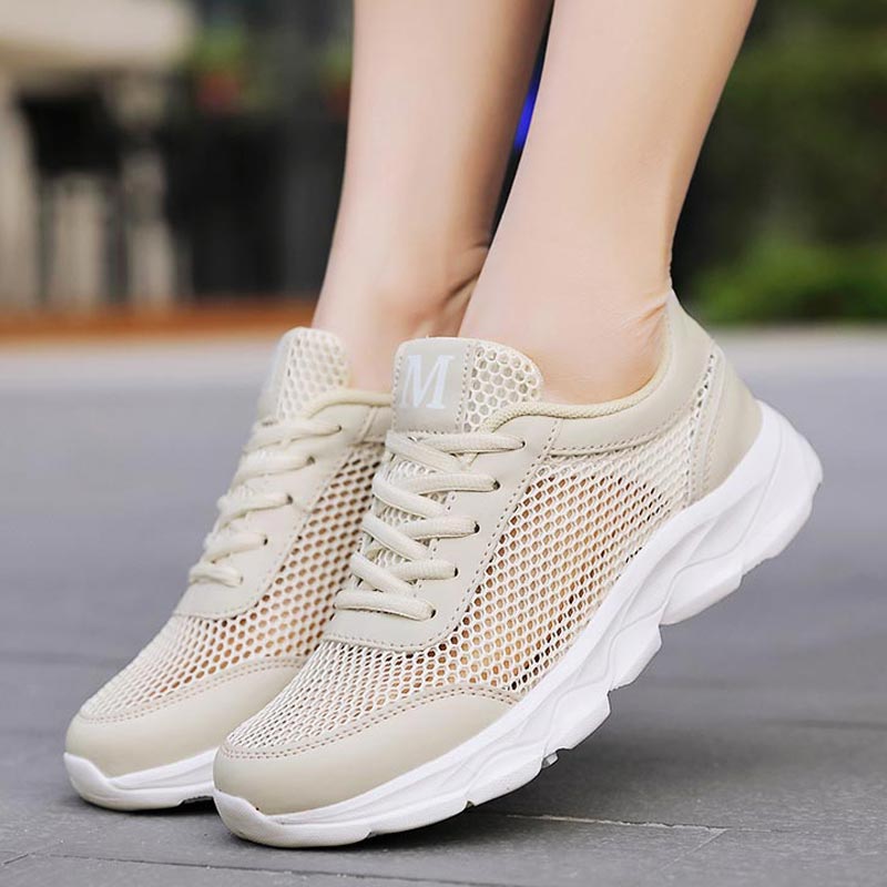 Ethnic Wear In Fashion Factory - Été Respirant Sneakers Femmes Maille Femmes