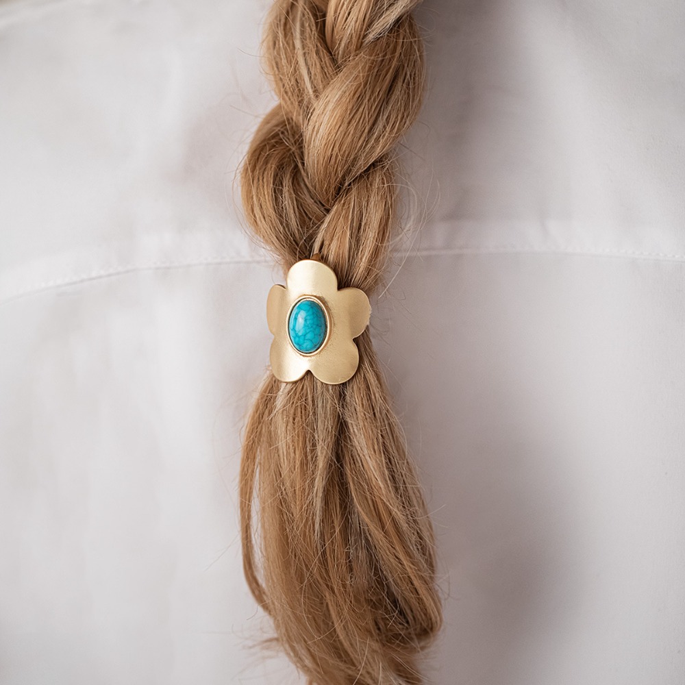 Ethnic Fashion Shoot - Manchettes de cheveux simples ethniques couleur