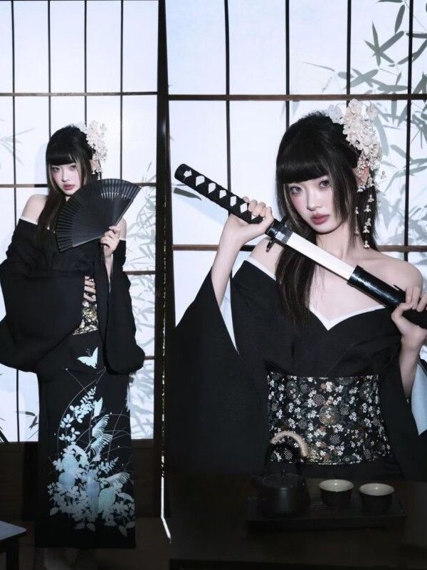 Ethnic Fashion Shoot - Robe de bain de style kimono
