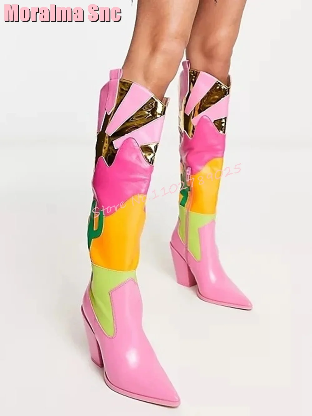Bottes hautes pointues pour fe - Ethnic Fashion Runway avis et prix