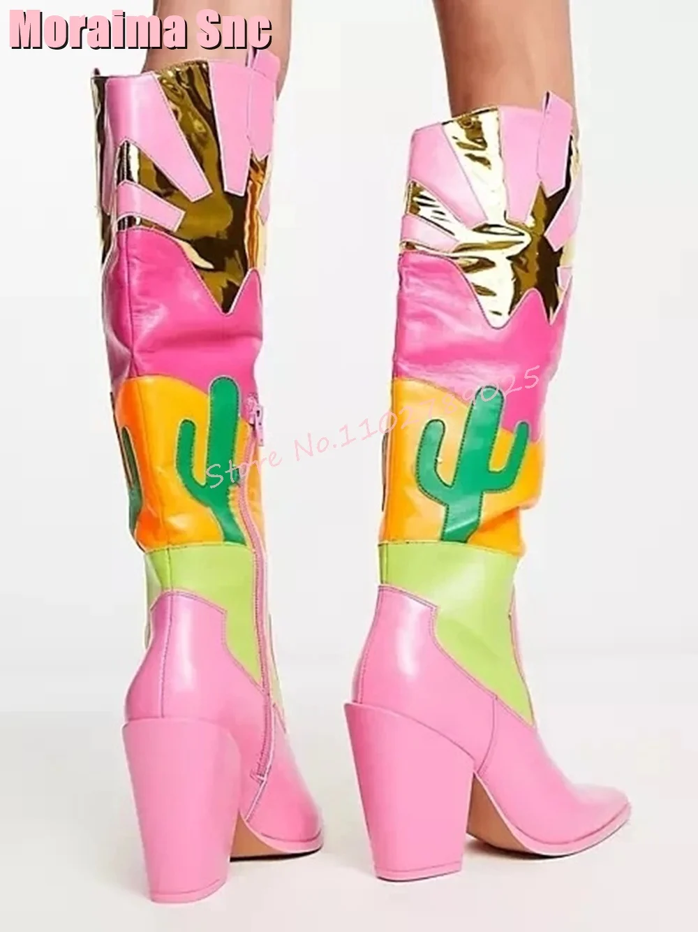 Bottes hautes pointues pour fe - Ethnic Fashion Runway avis et prix