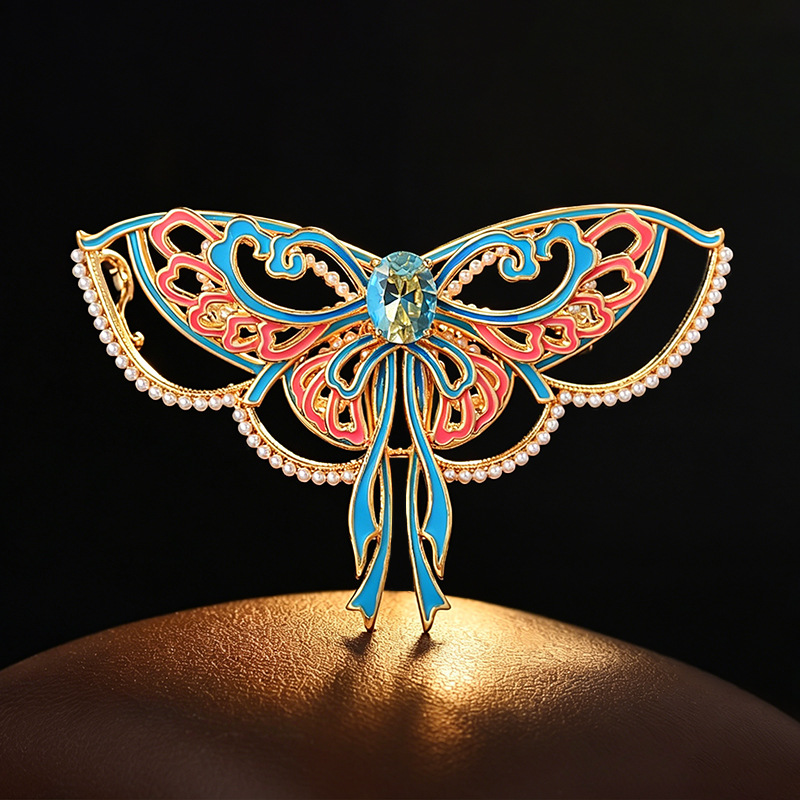 Broches ethniques bleues avec  - Ethnic Fashion Runway avis et prix